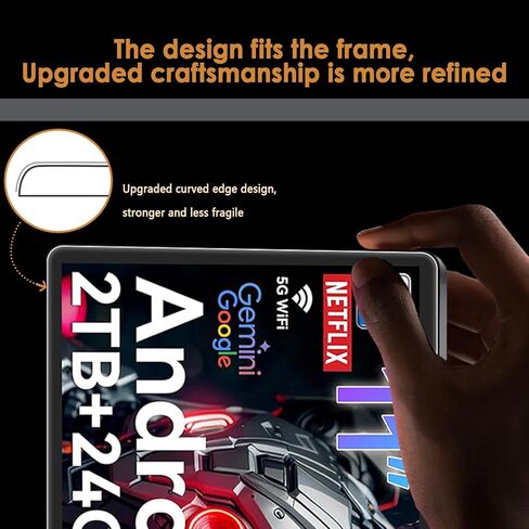 واقي شاشة مكون من قطعتين متوافق مع TABWEE T90/ W90 / KINGRID T90/ W90 11 بوصة، زجاج مقسى [وضوح HD] [9 صلابة] [مضاد للخدش] in Saudi Arabia
