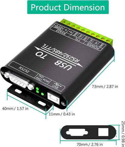 USB Convert to RS232 RS422 RS232 Port Adapter Expansion Card Computer Connection Board for Industrial Control Data Transfer Cable in Saudi Arabia