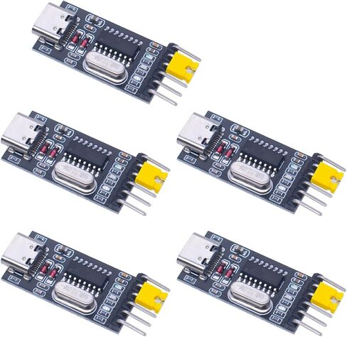 5Pcs Type C Port to Serials Phone USB to Serials CH340G Module for Programming Debugging Download Development Board Accessories in Saudi Arabia
