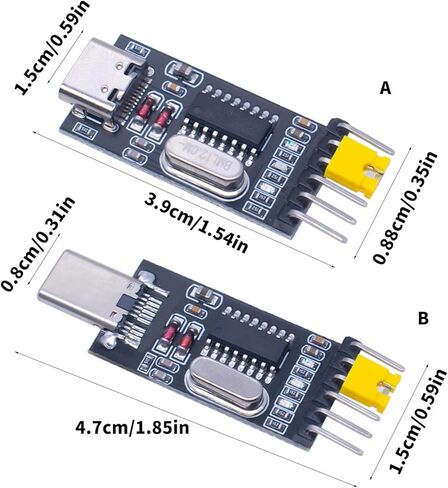 5Pcs Type C Port to Serials Phone USB to Serials CH340G Module for Programming Debugging Download Development Board Accessories in Saudi Arabia