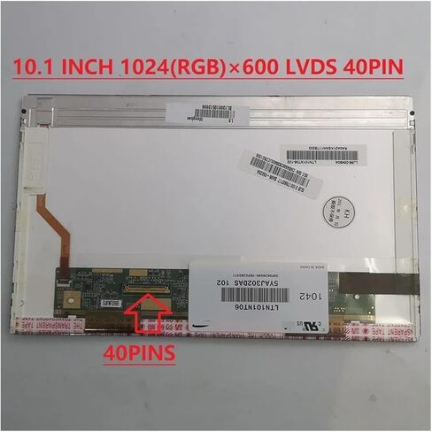 شاشة LCD مقاس 10.1 بوصة 1024 × 600 40 دبوس LTN101NT06 in Saudi Arabia