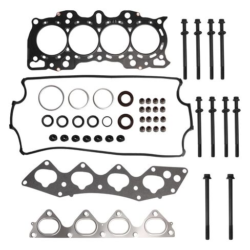 HS26159PT Head Gasket Bolt Set with Timing Belt Kit with Water Pump Fit for Honda CR-V CRV 1997-2001 2.0L L4 1972cc DOHC B20Z2 Replace CPWK124 TCK184 95184K1 in Saudi Arabia