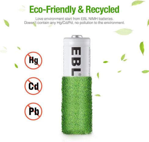 EBL Rechargeable AAA Batteries with Charger, 1.2V 1100mAh Triple A Batteries with 808 Charger for AA AAA Rechargeable Batteries in Saudi Arabia