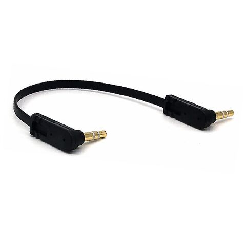 كابل تمديد صوت 6 بوصة 3.5 ملم، مستقيم إلى زاوية 90 درجة ذكر 1/8 بوصة TRS Jack Extender AUX سلك لسماعات الرأس، ومكبر الصوت، وستيريو السيارة، وستيريو المنزل in Kuwait