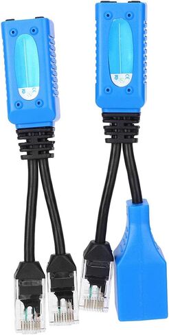 Generic POE Splitter RJ45 Combiner KIT لكاميرات IP وWAP مع 2 قطعة موصلات محول، Genericzs8gruoevf in Kuwait