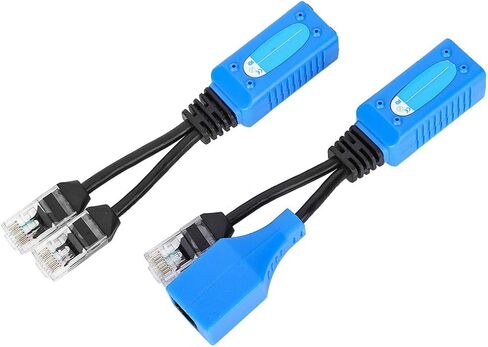 Generic POE Splitter RJ45 Combiner KIT لكاميرات IP وWAP مع 2 قطعة موصلات محول، Genericzs8gruoevf in Kuwait