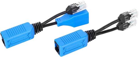 Generic POE Splitter RJ45 Combiner KIT لكاميرات IP وWAP مع 2 قطعة موصلات محول، Genericzs8gruoevf in Kuwait