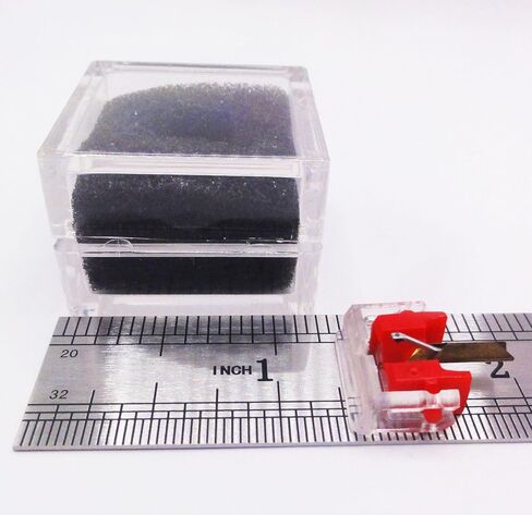 One New Boxed Diamond Replacement Stylus Needle For Shure M44-3 N44-7 M44G M44-7 Fits DUAL DN305 DN306 For GARRARD Cartridges LP Phonograph Accessories in Saudi Arabia