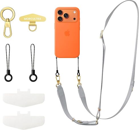 Phone Lanyard Crossbody/Neck/Wrist Strap with phone tether tab,3 in 1 adjustable anti theft phone strap,Premium Metal Buckles,skin-friendly,Universal lanyard for daily&outdoor(Black) in Saudi Arabia