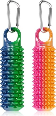 4 Pack Little Ouchies Pain Fidget Toy with Adjustable Weight & Carabiner, 3D Printed Spiky Sensory Keychain for Anxiety Relief and Focus - Portable Stress Relief Tool for Adults, Teens, Skin Picking in Saudi Arabia