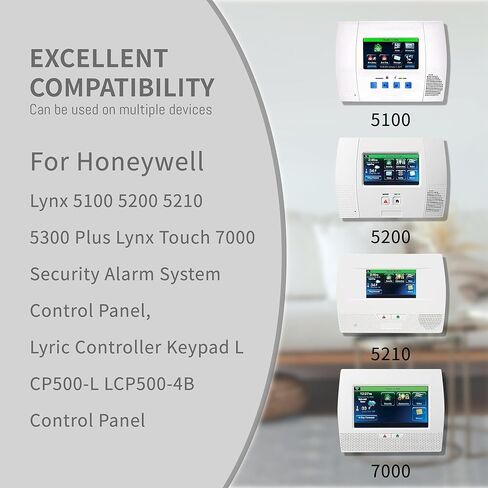 3700Mah 300-03866 LCP500-4B Battery for Honeywell Lynx 5100 5200 5210 5300 Plus Lynx Touch 7000 Security Alarm System Lyric Keypad LCP500-L LYNXRCHKIT-SHA LCP500-4B Battery Power Alert Control Panel in Saudi Arabia