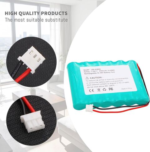 3700Mah 300-03866 LCP500-4B Battery for Honeywell Lynx 5100 5200 5210 5300 Plus Lynx Touch 7000 Security Alarm System Lyric Keypad LCP500-L LYNXRCHKIT-SHA LCP500-4B Battery Power Alert Control Panel in Saudi Arabia