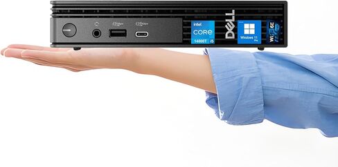 Dell OptiPlex Next-Gen، Pro Micro Desktop، كمبيوتر شخصي صغير للأعمال، Intel Core i5-14500T، 14 نواة، حتى 4.8 جيجاهرتز، ذاكرة الوصول العشوائي DDR5 سعة 16 جيجابايت، 512 جيجابايت SSD، Windows 11 Pro، WiFi 6E، بلوتوث، HDMI، DisplayPort in Kuwait
