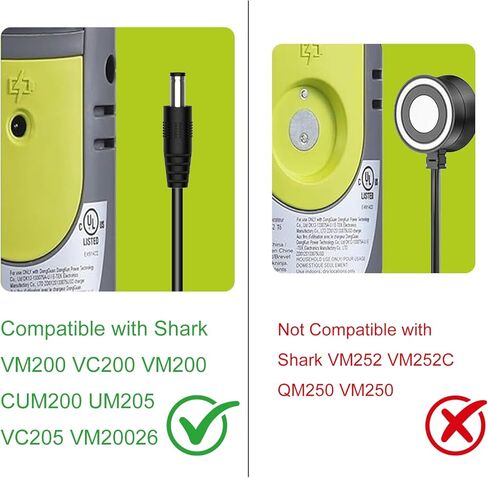 13.3V Replacement Charger for Shark VACMOP & Ultra Cyclone Pet Pro Cordless Vacuum, Compatible with Shark VM200 VC200 UM200 UM205 VC205 CH950 CH951 CH955, Series 10.8V Li-ion Battery Cleaner Adapter in Saudi Arabia