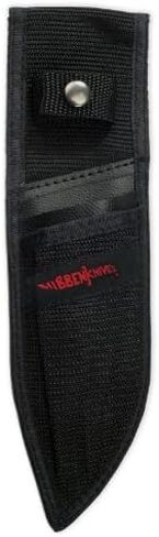 مجموعة سكاكين الرمي الثلاثية الكبيرة من جيل هيبين | 1/8 بوصة من الفولاذ المقاوم للصدأ السميك | 8 5/8 بوصة بشكل عام | يتضمن غلافًا من النايلون عالي التحمل in Kuwait