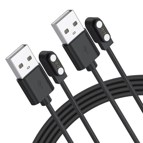 Vancle 2 حزمة كابل شاحن الساعة الذكية VeryFit، كابل شحن USB مغناطيسي لساعة Veryfit الذكية ID205L، ID205U، IDW28، ID207، IDW13، IDW15، IDW19، ID208 Plus، ID208BT، ID206 والمزيد in Saudi Arabia