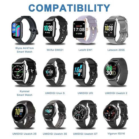 Vancle 2 حزمة كابل شاحن الساعة الذكية VeryFit، كابل شحن USB مغناطيسي لساعة Veryfit الذكية ID205L، ID205U، IDW28، ID207، IDW13، IDW15، IDW19، ID208 Plus، ID208BT، ID206 والمزيد in Saudi Arabia