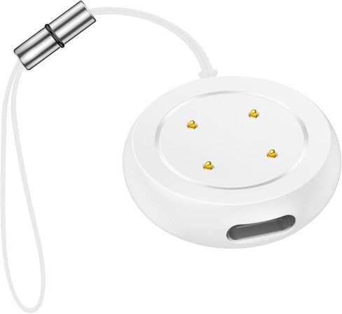 محول شحن من النوع C مناسب لشاحن Google Pixel Watch 2/3 وشاحن بديل Fitbit Sense 1/2، وشاحن Versa 3/4 باللون الأبيض in Saudi Arabia