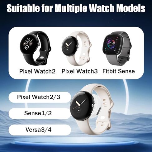 محول شحن من النوع C مناسب لشاحن Google Pixel Watch 2/3 وشاحن بديل Fitbit Sense 1/2، وشاحن Versa 3/4 باللون الأبيض in Saudi Arabia