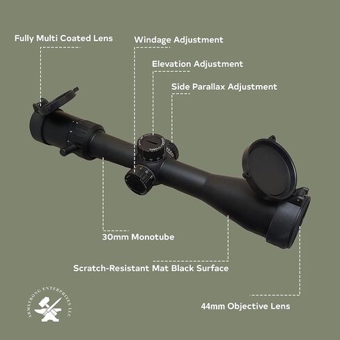 Armstrong Precision Rimfire: 4-16X44 Scope for .22LR. Side Focus for Appleseed Target Plinking Hunting and Competition Shooting Sports. in Saudi Arabia