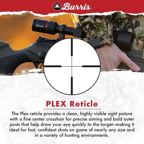 Burris Optics Fullfield 3-12x56mm Hunting RifleScopes, 30mm Tube, Rear Focal Plane, Waterproof, Shockproof, Forever Warranty in Saudi Arabia