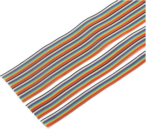 1/3/5 متر 8/10/16/20/26/30/40P 1.27 مللي متر كابل شريط مسطح رمادي/لون لموصلات FC 2.54 مللي متر IDC (اللون ، 1 متر ، 10P) in Kuwait