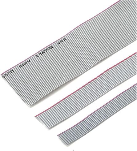 1/3/5 متر 8/10/16/20/26/30/40P 1.27 مم كابل شريط مسطح رمادي/لون لموصلات FC 2.54 مم IDC (رمادي، 3 م، 26 ف) in Kuwait