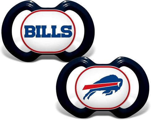 BabyFanatic Pacifier 2-Pack - NFL Buffalo Bills - Officially Licensed League Gear in Saudi Arabia