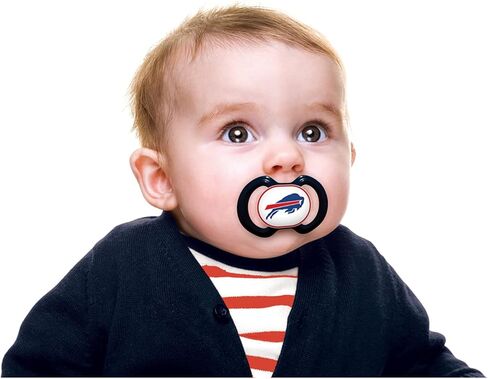 BabyFanatic Pacifier 2-Pack - NFL Buffalo Bills - Officially Licensed League Gear in Saudi Arabia