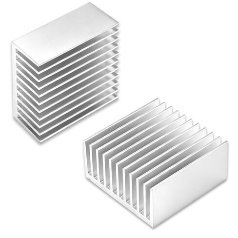 قطعتان من المشتت الحراري الألومنيوم 40x40x20 مم / 1.57 بوصة × 1.57 بوصة × 0.79 بوصة مع لاصق موصل حراري، مصمم لتبريد الطابعات ثلاثية الأبعاد والوحدات الإلكترونية ووحدة المعالجة المركزية وإمدادات الطاقة LED والمكونات النشطة. in Kuwait