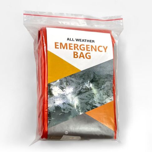 Outdoor First Aid Sleeping Bag, Camping, Climbing Insulated Warm Gear Survival Blanket(210x90 cm)，Orange in Saudi Arabia