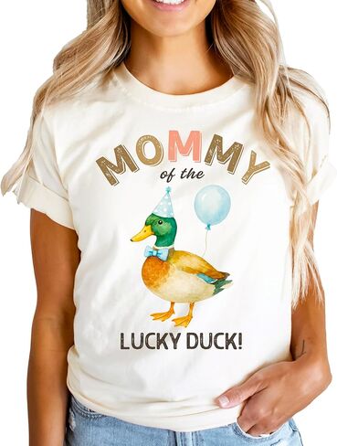 قميص عيد ميلاد عائلي متطابق من One Lucky Duck للأولاد والبنات، الأم، الأب، الأخ، الأخت - يُباع بشكل فردي in Kuwait
