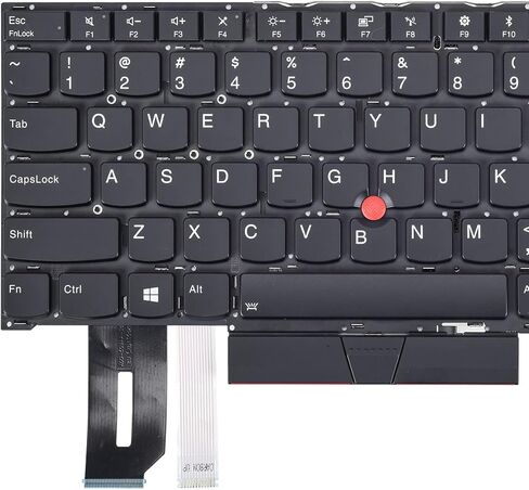 Replacement Keyboard for Lenovo Thinkpad T490s T495, Thinkpad P1 Gen 3 2, Thinkpad X1 Extreme Gen 3 2 1 Series Laptop, Thinkpad T490s Replacement Keyboard with Backlit US Layout in Saudi Arabia