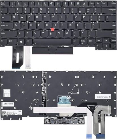 Replacement Keyboard for Lenovo Thinkpad T490s T495, Thinkpad P1 Gen 3 2, Thinkpad X1 Extreme Gen 3 2 1 Series Laptop, Thinkpad T490s Replacement Keyboard with Backlit US Layout in Saudi Arabia