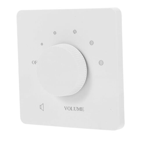 Recessed Volume Control Switch with 5 Adjustable Levels in-Wall Audio Sound Level Knob for Home Speaker Tone Control Panel Space-Saving Installation in Saudi Arabia