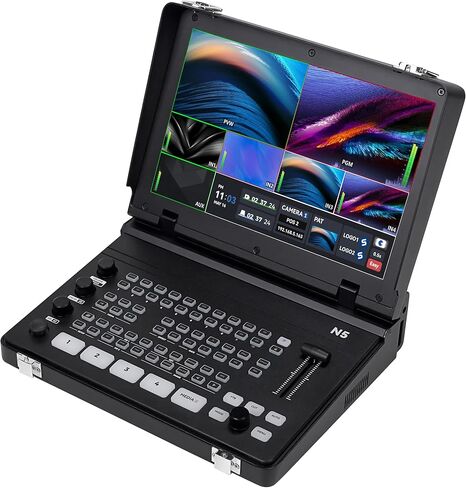 SPROLINK NeoLIVE N5/N5S 5 قنوات إدخال، تصميم كمبيوتر محمول مع شاشة 10.1 بوصة، مع مدخلات مزدوجة 4K، ودعم مخرجات MV وPGM (Neolive N5) in Kuwait