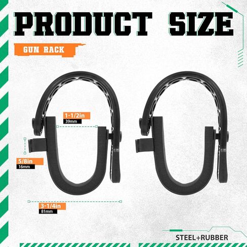 1 زوج بندقية رفوف صالح للمعادن التكتيكية لوحة مولي والعتاد بندقية حامل جبل ث/حزام مطاطي الصلب والمطاط مسحوق المغلفة الأسود in Kuwait