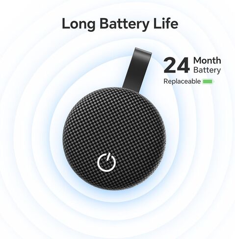 علامات تعقب الهواء - 4 عبوات، جهاز تعقب بلوتوث يعمل مع Apple Find My (iOS فقط)، بطاقة ذكية مع سلسلة مفاتيح، مكتشف العناصر للأمتعة/المفاتيح/حقيبة السفر/الحيوانات الأليفة/المحفظة، بطارية قابلة للاستبدال (رمادي مختلط) in Kuwait