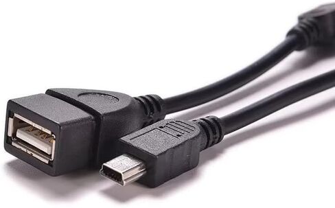 3 Pack Mini USB OTG Cable Mini USB Male to USB 2.0 Female Host OTG Adapter Connector Converter for USB Flash Drive Ti-84 Calculator Mouse Tablet MP3 Player Camera Transfer Photo to Computer in Saudi Arabia
