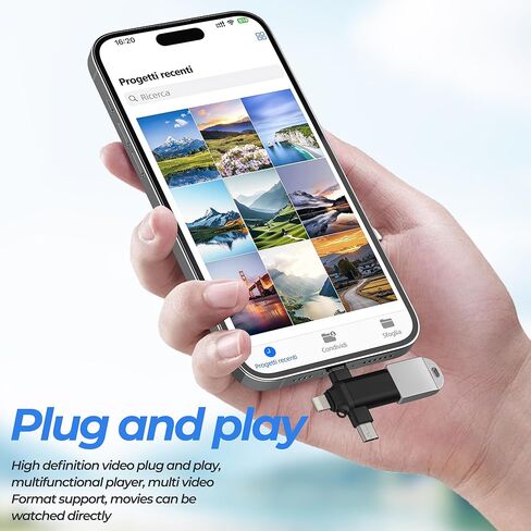 Lightning Micro USB C to USB Adapter (3 in 1) Cable for Apple Female Type C for iPhone 17 16 15 14 MacBook OTG Converter Thunderbolt for Ipad 3.0 Port Camera Splitter multiport Compatible for Samsung in Saudi Arabia
