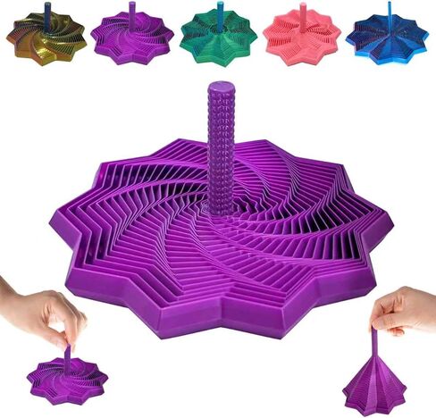 3D Printed Expanded Sensory Fidget Star with Handles Stress Relief Sensory Gifts Office desks Fidget Perfect for Holiday Christmas Birthday (Colorful) in Saudi Arabia