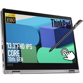 لينوفو ثينك باد L13 يوجا 2 في 1 لاب توب 13.3 بوصة فل اتش دي لمس، انتل كور i5-10310U، 16 جيجا DDR4 رام 512 جيجا اس اس دي، بصمة الإصبع، ويندوز 11 برو (متجدد) in Kuwait