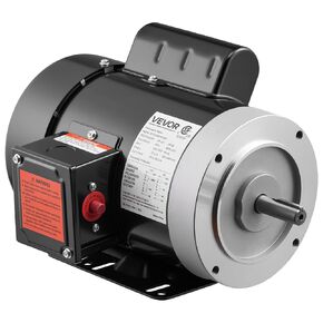 محرك كهربائي VEVOR 1 HP، محرك ضاغط هواء 1725 دورة في الدقيقة، دوران CW/CCW، قطر العمود 5/8 بوصة، طول العمود 1.88 بوصة، عزم الدوران 4.1 نيوتن متر، ثلاثي الطور، تبريد TEFC، 230 فولت/460 فولت، إطار 56C in Kuwait