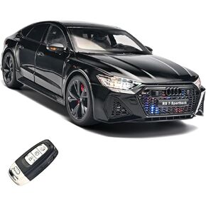 مجموعات السيارات النموذجية للبالغين 1/18 سيارات Diecast متوافقة مع مجموعة Audi RS7 Sportback Car ، والسيارات الرئيسية للسيطرة على بعد الإصدار المعدني مع الأضواء والأصوات ، وسيارات الألعاب للأولاد الذين تتراوح أعمارهم بين 4-7 （أسود） in Kuwait