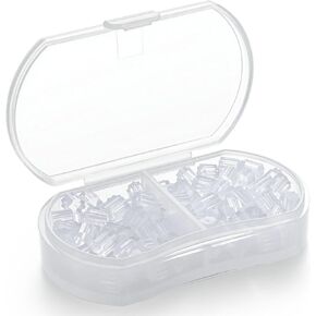 Silicone Earring Backs,70pcsSoft Clear Earring Backs for Studs/Droopy Ears in Saudi Arabia