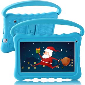 Kids Tablet 7 Toddler Tablet for Kids Edition Tablet with WiFi, Android Children Tablet for Toddlers 32GB with Parental Controls Shockproof Case(Blue) in Kuwait