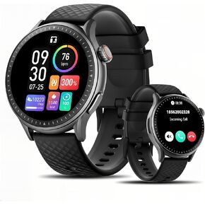 GTR3 Premium Smartwatch for Men & Women – 1.43" AMOLED, Bluetooth Calling, AI Voice Assistant, Heart Rate & Sleep Tracking, 120+ Sports, 10-Day Battery, Gift Box + Extra Leather Strap in Saudi Arabia