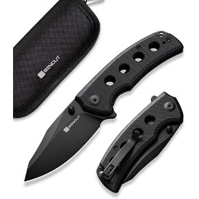 سكين جيب SENCUT Excalis قابل للطي، سكين EDC بشفرة 2.97 بوصة ومقبض G10 سكين تخييم مع مشبك قابل للعكس للرجال والنساء في الهواء الطلق (أخضر) in Kuwait