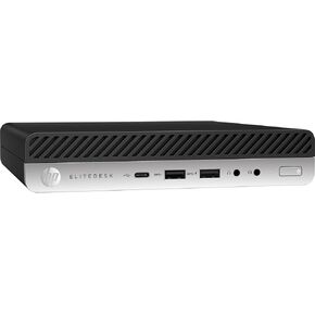HP EliteDesk 800 G3 Mini PC، Intel Core i5-7500T حتى 3.3 جيجا هرتز، ذاكرة الوصول العشوائي 16 جيجا، 1 تيرابايت SSD، VGA، 2X DisplayPort، Windows 11 Pro (متجدد) in Kuwait