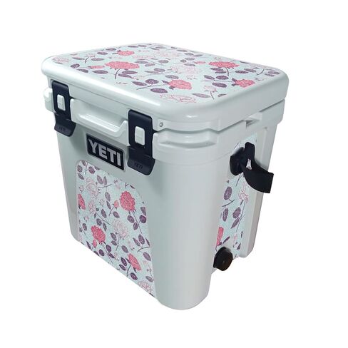Cooler Skin Compatible with Yeti Roadie 24 with Drain Plug (2025) - Woody - Premium 3M Vinyl Protective Wrap Decal Cover - Easy to Apply | Crafted in The USA by MightySkins in Kuwait